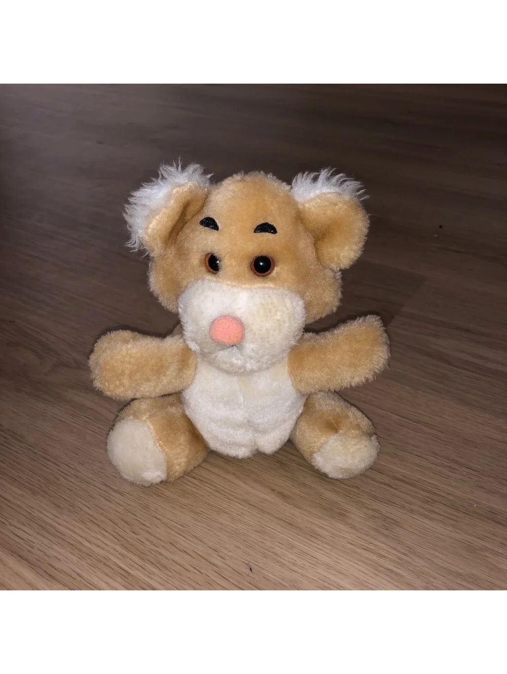 VINTAGE RUSS BERRIE REGGIE PLUSH STUFFED ANIMAL LION BEAR 1978 RARE